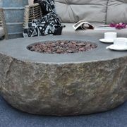Boulder Outdoor Lpg Gas Fire Pit Table gallery detail image