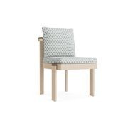 Luca Dining Side Chair w/Teak gallery detail image