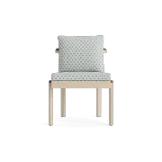 Luca Dining Side Chair w/Teak gallery detail image