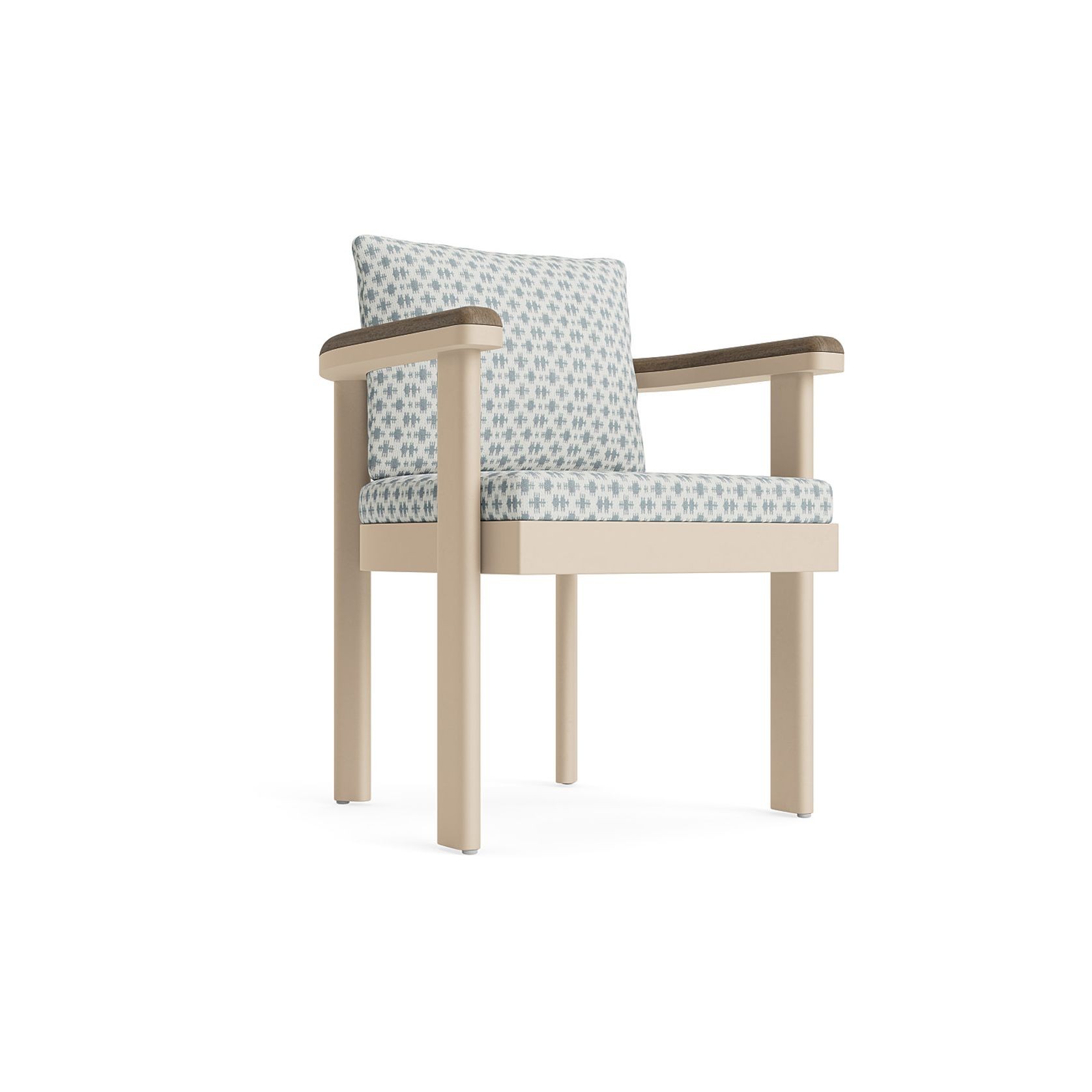 Luca Dining Arm Chair w/Teak gallery detail image