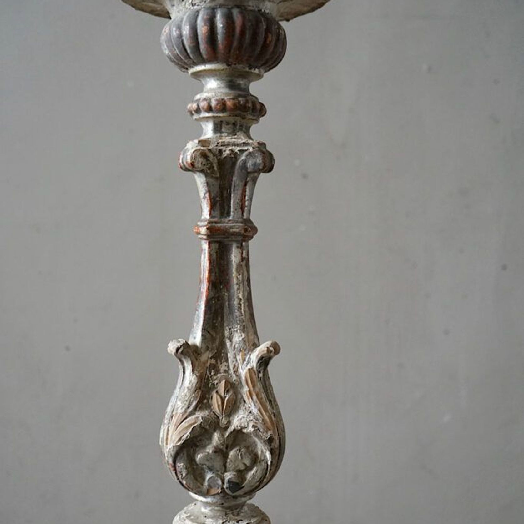 Large Italian 18th Century Torchere Candlestick gallery detail image