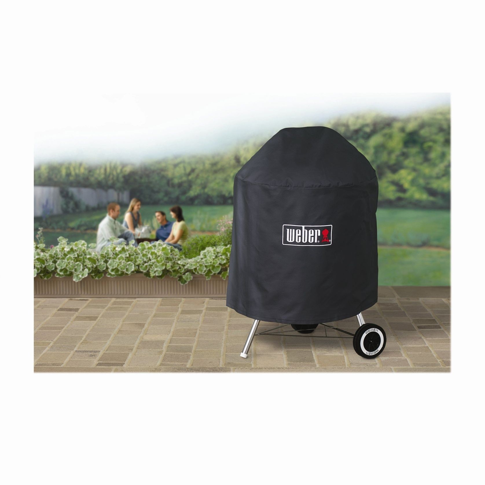 Weber 57cm Kettle Deluxe Full Length Weatherproof Cover gallery detail image