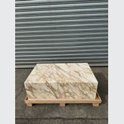 Block Coffee Table - New Gold Calacatta | Natural Stone Co. gallery detail image