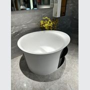 Josei Round Japanese Shelf Soak Tub - 1200mm - MGD01 gallery detail image