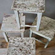 French Rustic Painted Stools gallery detail image