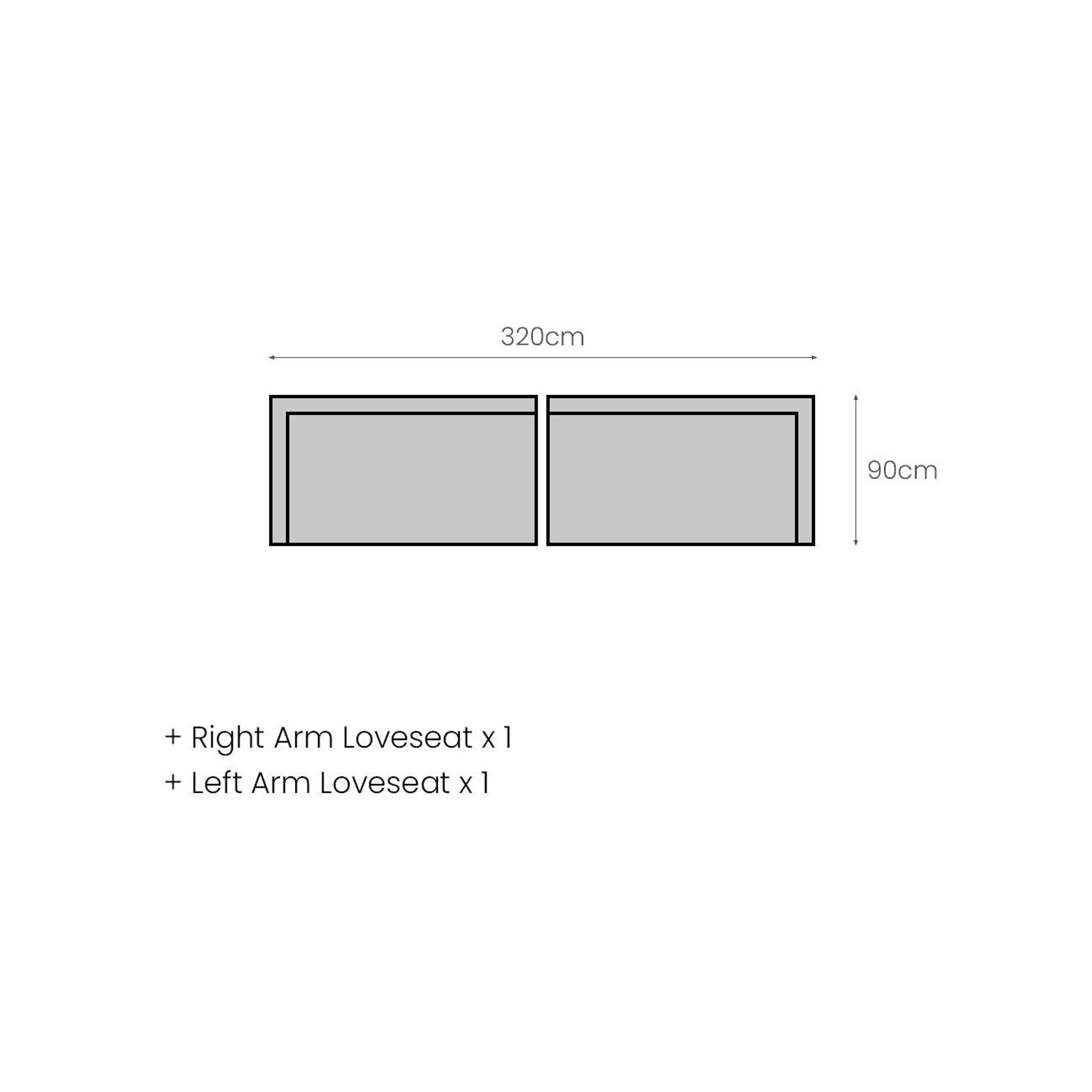 Ibis 2.0 Oversized Outdoor Left Sofa gallery detail image