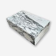 Block Coffee Table - Arabsecato Marble - Small | Natural Stone Co. gallery detail image