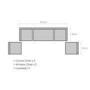 Newport Teak Outdoor Loveseat gallery detail image