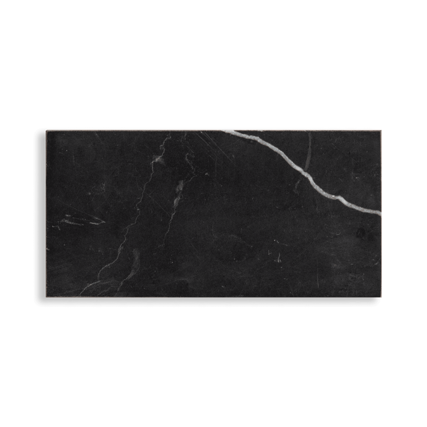 Nero Marquina Honed Subway Tile gallery detail image