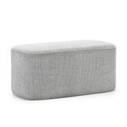 Podd Rectangle Ottoman Bench Stool | Hail Grey gallery detail image