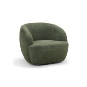 Cuddle Swivel Armchair | Moss Green gallery detail image