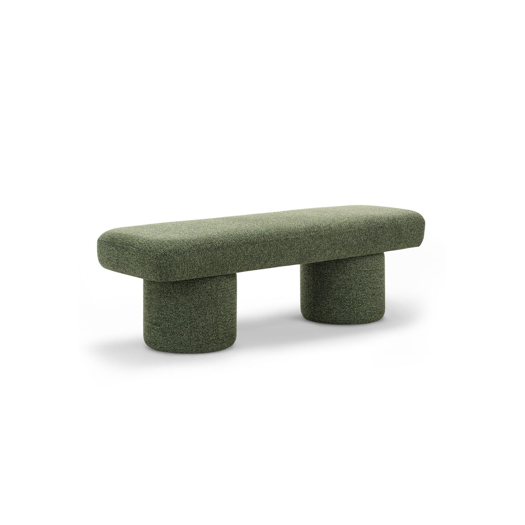Nico 140cm Bench Seat | Moss Green gallery detail image