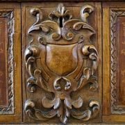 Italian 17th Century Blond Walnut Cassone Chest gallery detail image