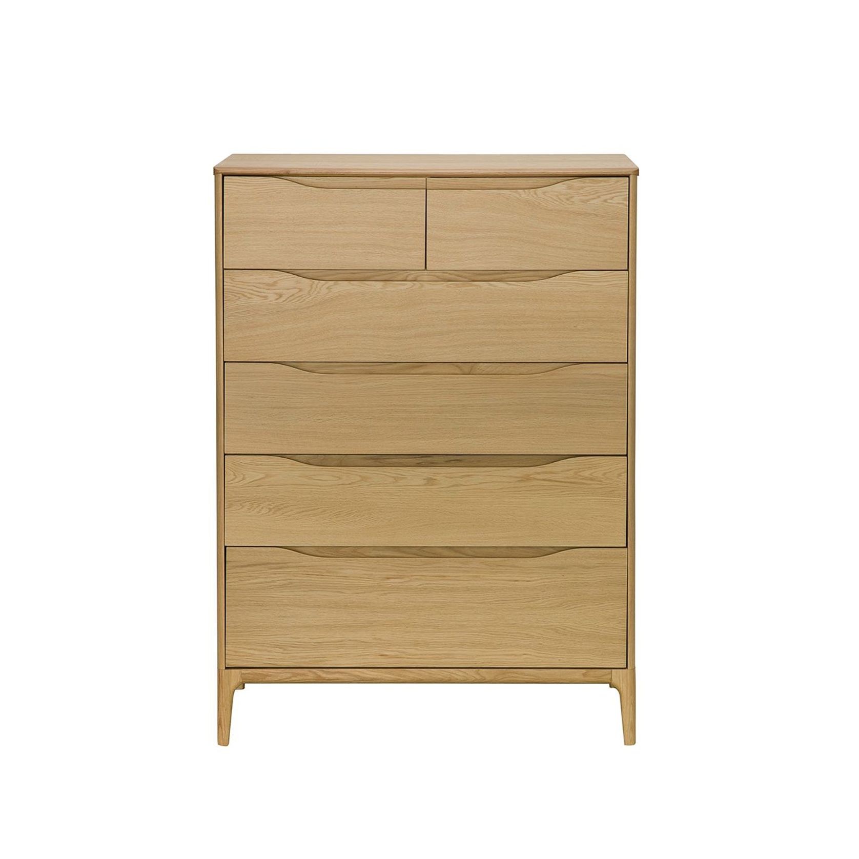 Rimini 6-Drawer Tall Wide Chest gallery detail image