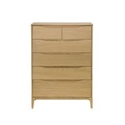 Rimini 6-Drawer Tall Wide Chest gallery detail image