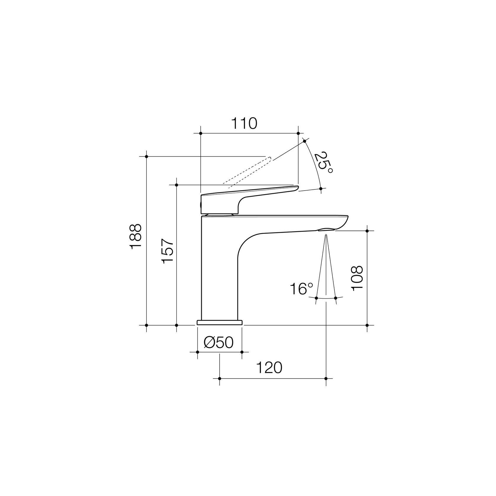 Contura II Basin Mixer | Brushed Nickel gallery detail image