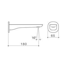 Contura II Basin/Bath Outlet 180mm  | Chrome gallery detail image