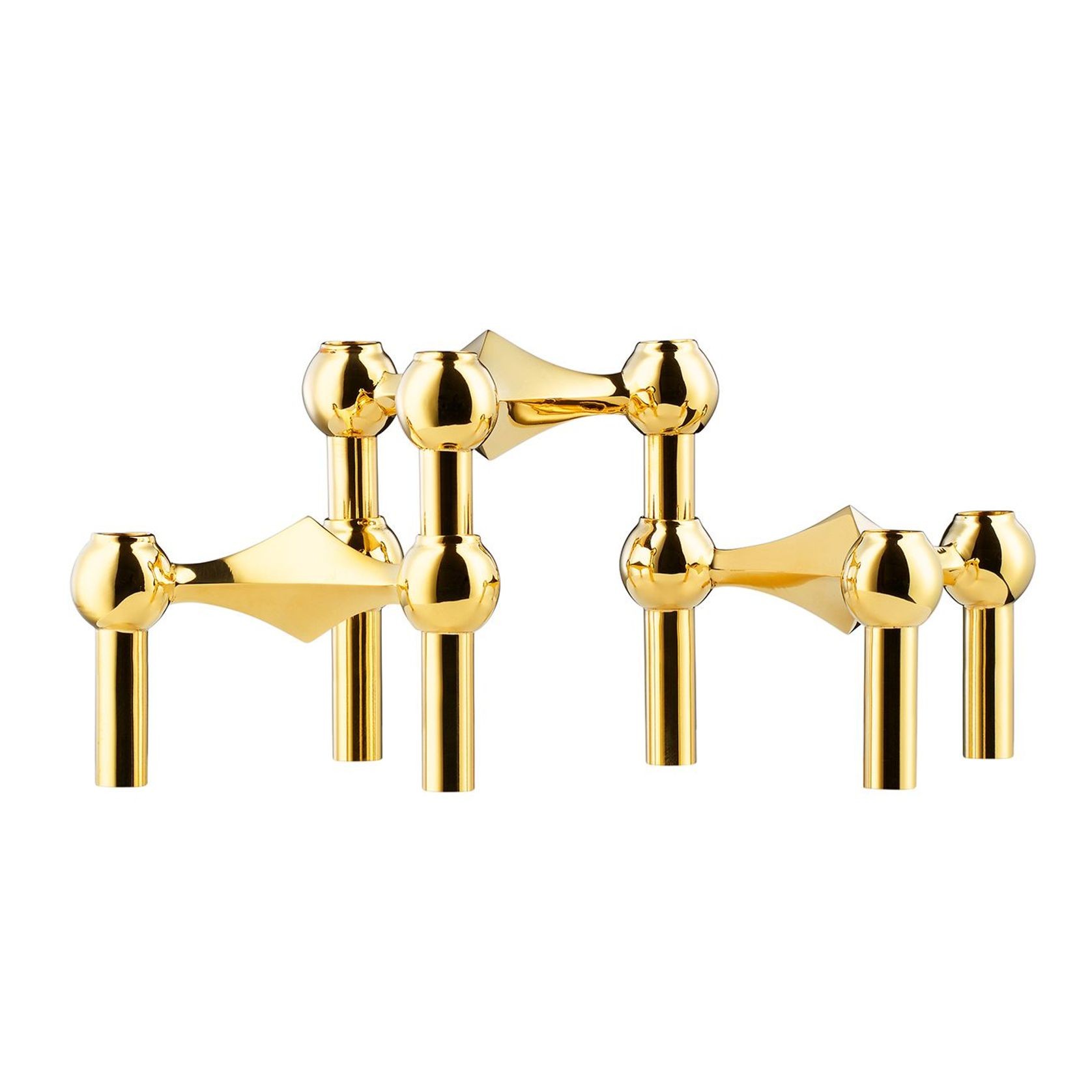 Stoff Nagel Candle Holders – Brass 3 Pack gallery detail image