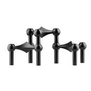 Stoff Nagel Candle Holders – Black 3 Pack gallery detail image