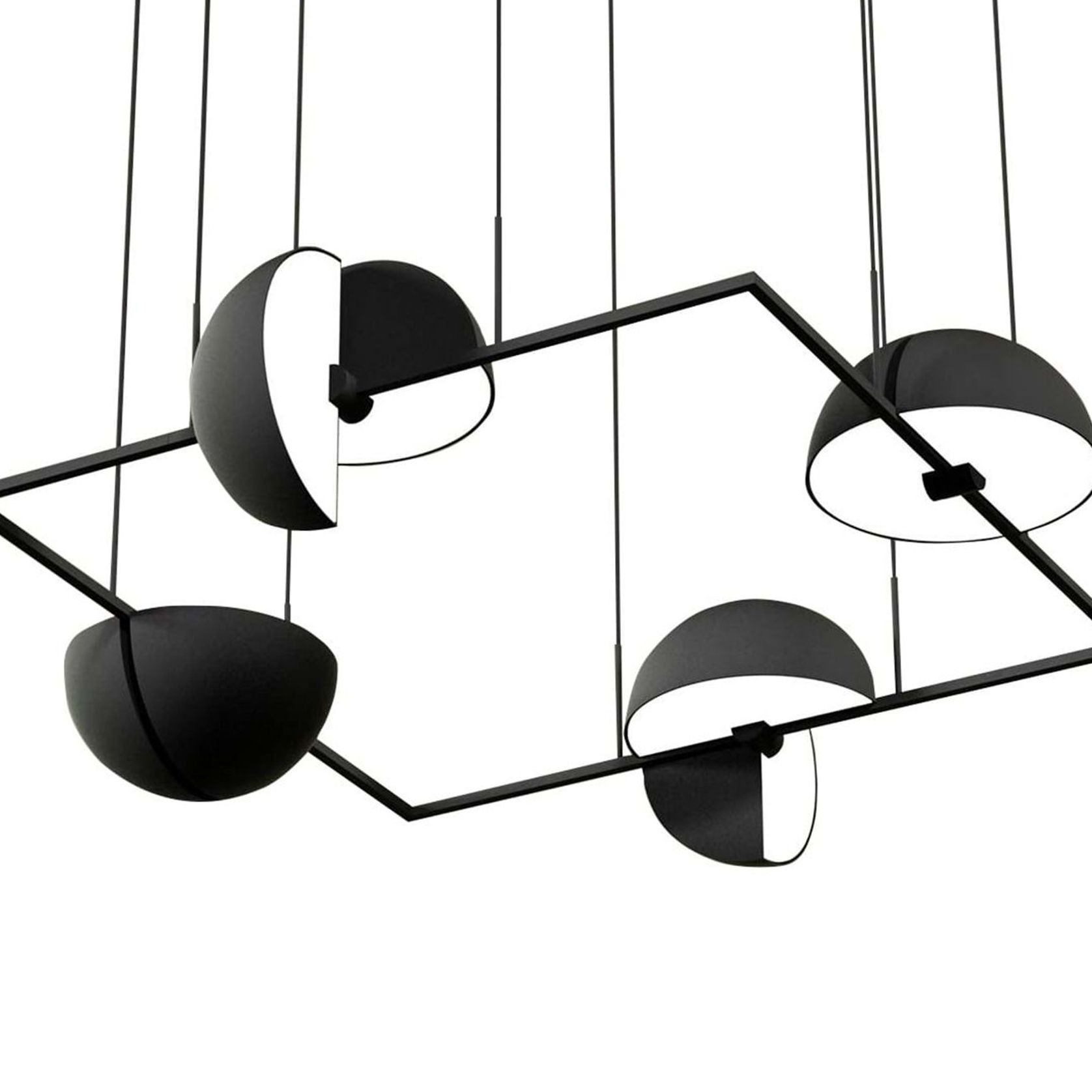 Trapeze Quartette Pendant Lamp gallery detail image