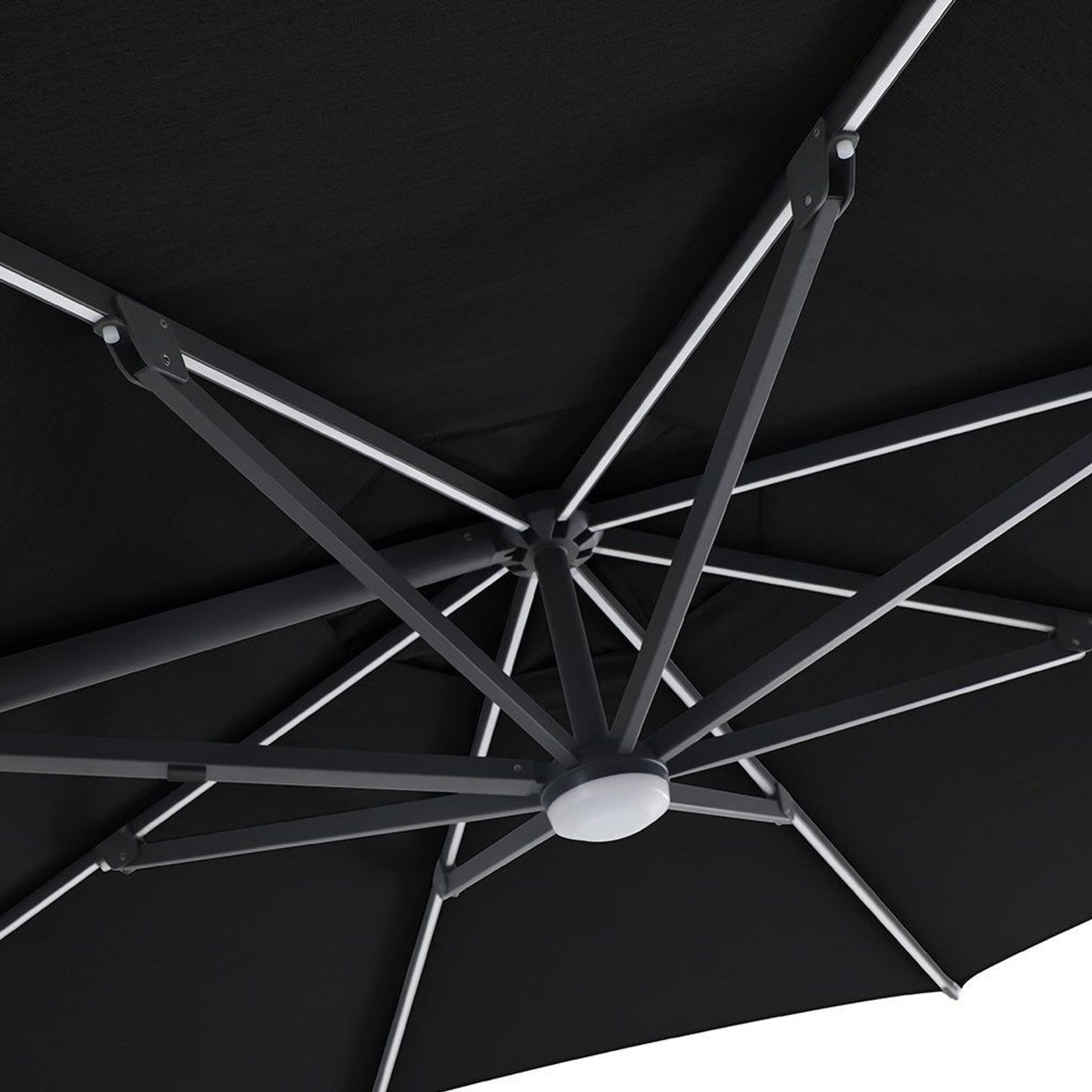 Agave 3m Round Cantilever Umbrella with Sunbrella Fabric gallery detail image