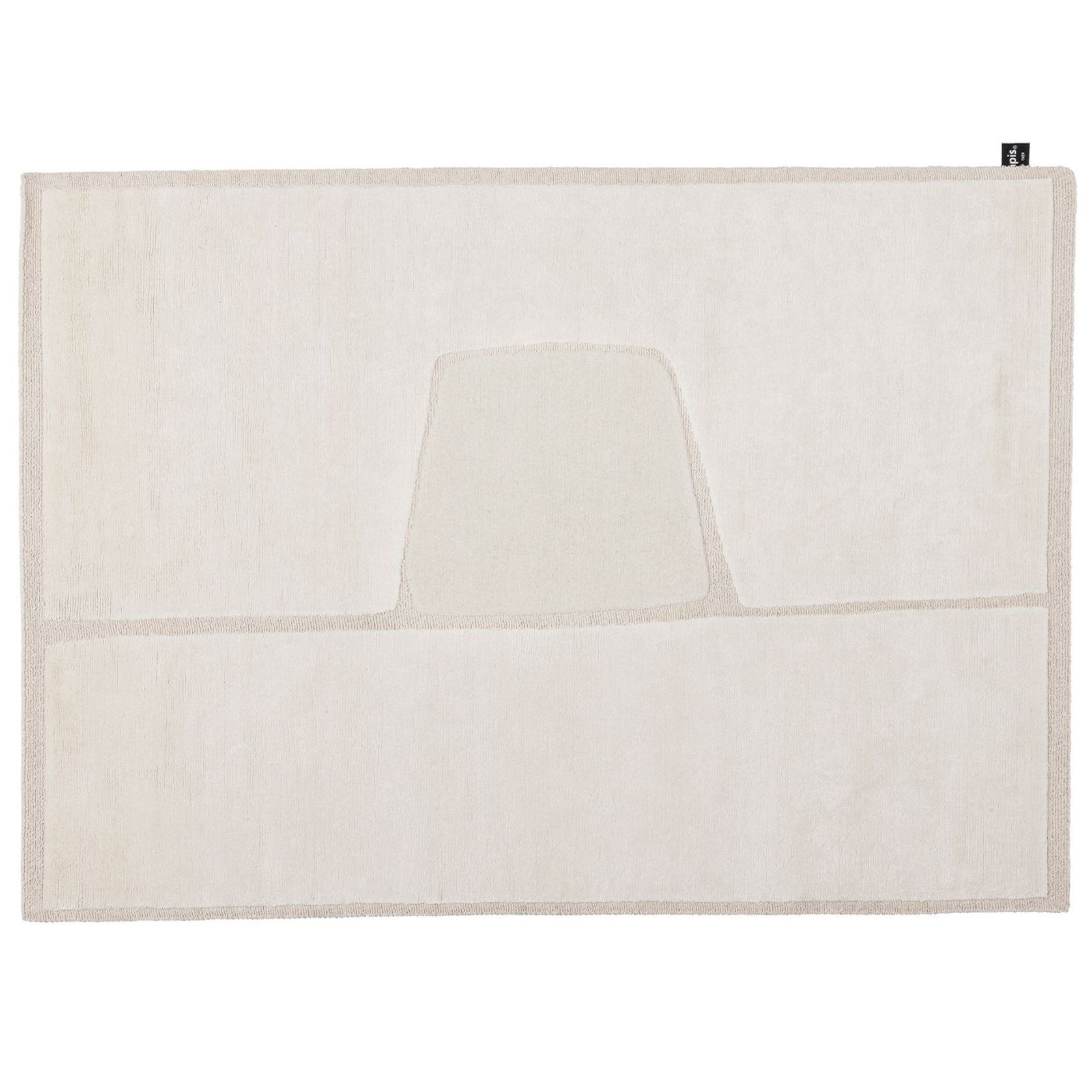 Cut Out Monocromo Linen Rug gallery detail image