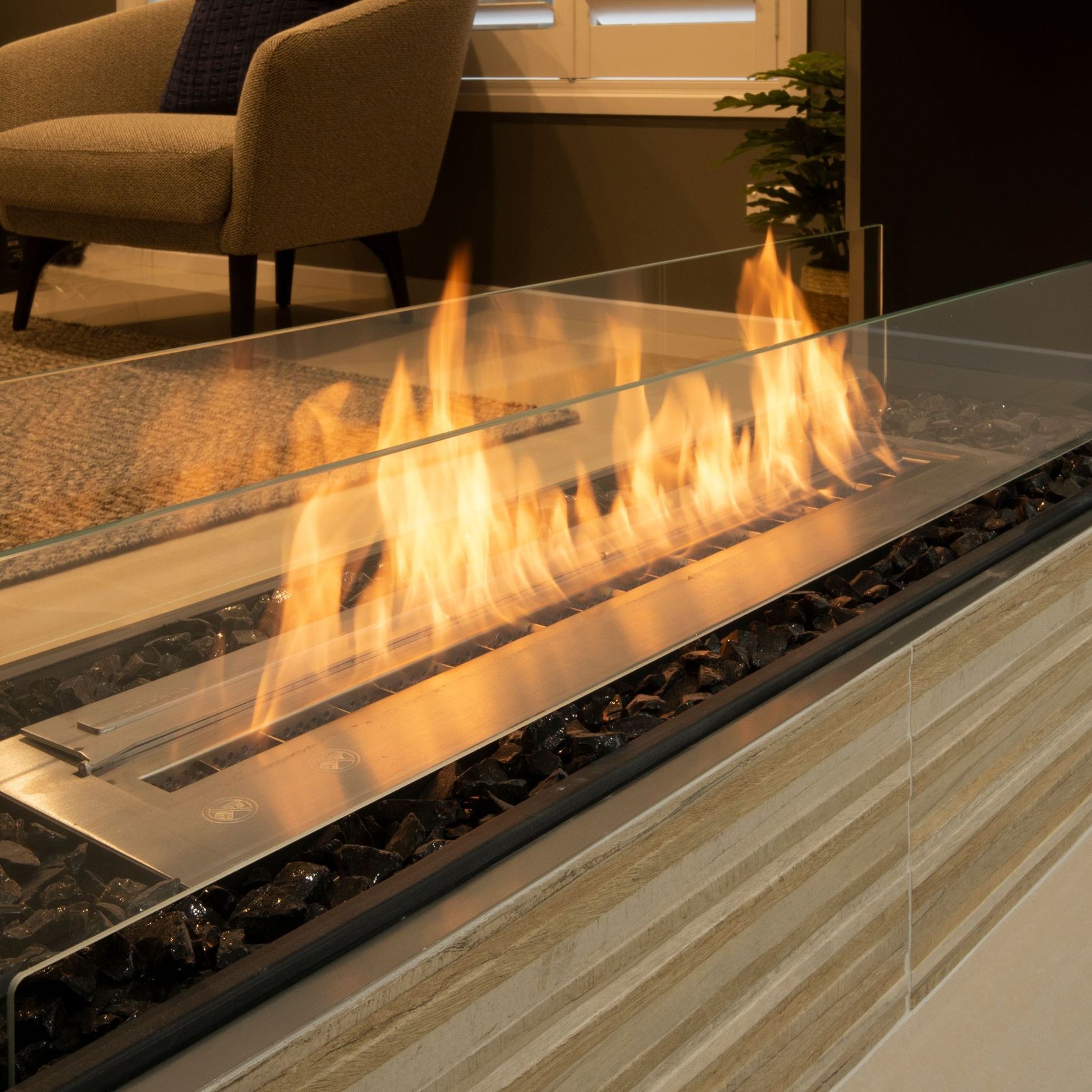 EcoSmart™ Flex 122DB.BX1 Double-Sided Fireplace Insert gallery detail image