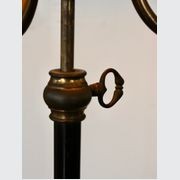 Standing Bouillette Floor Lamp With Claw Feet C.1930 gallery detail image