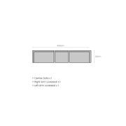 Ibis Outdoor Teak Right Arm Sofa gallery detail image