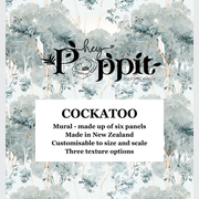 HEY POPPIT Wallpaper Pattern No - COCKATOO gallery detail image