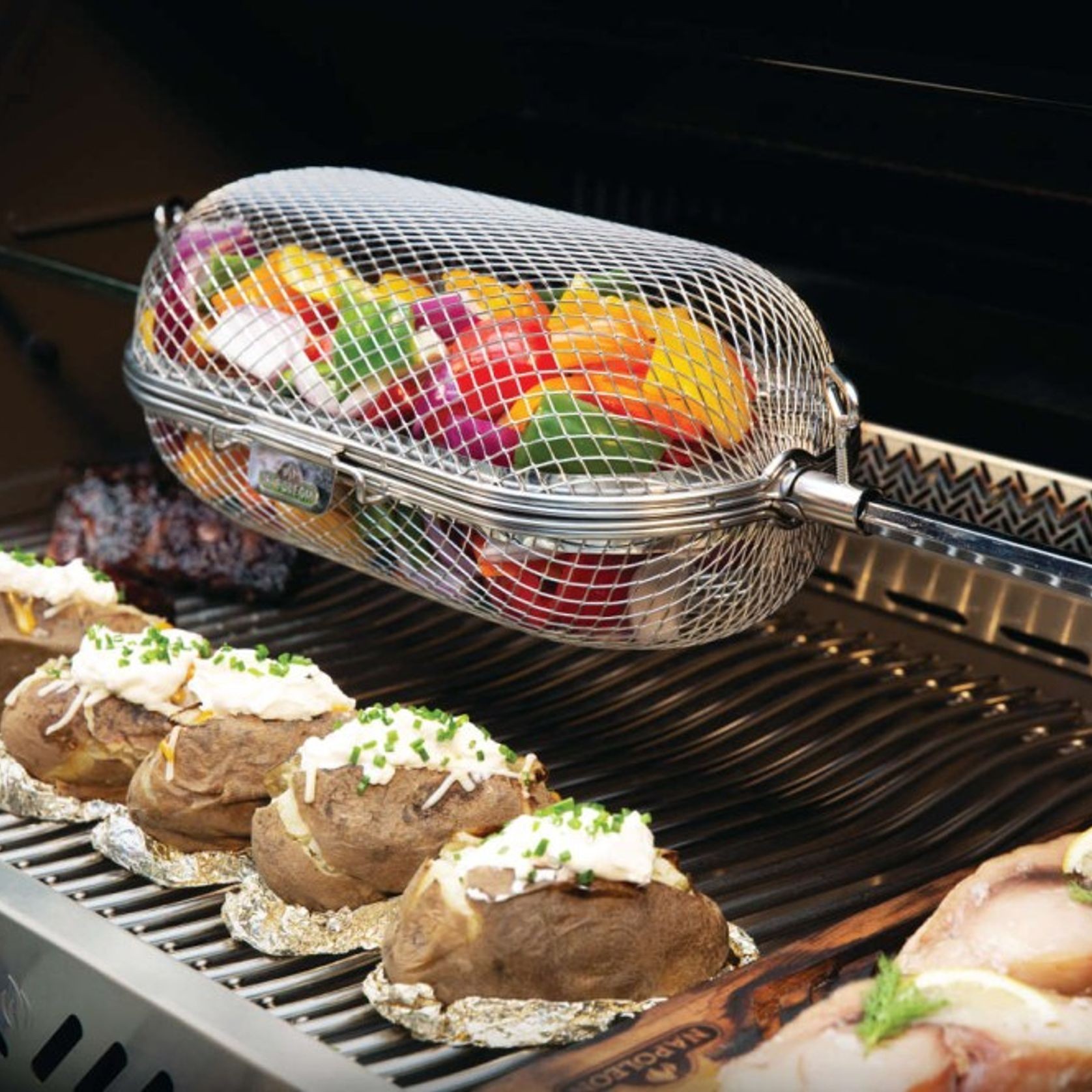 Rotisserie Grill Basket gallery detail image