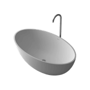 G6556 Large Oval Two Person Freestanding Bath gallery detail image