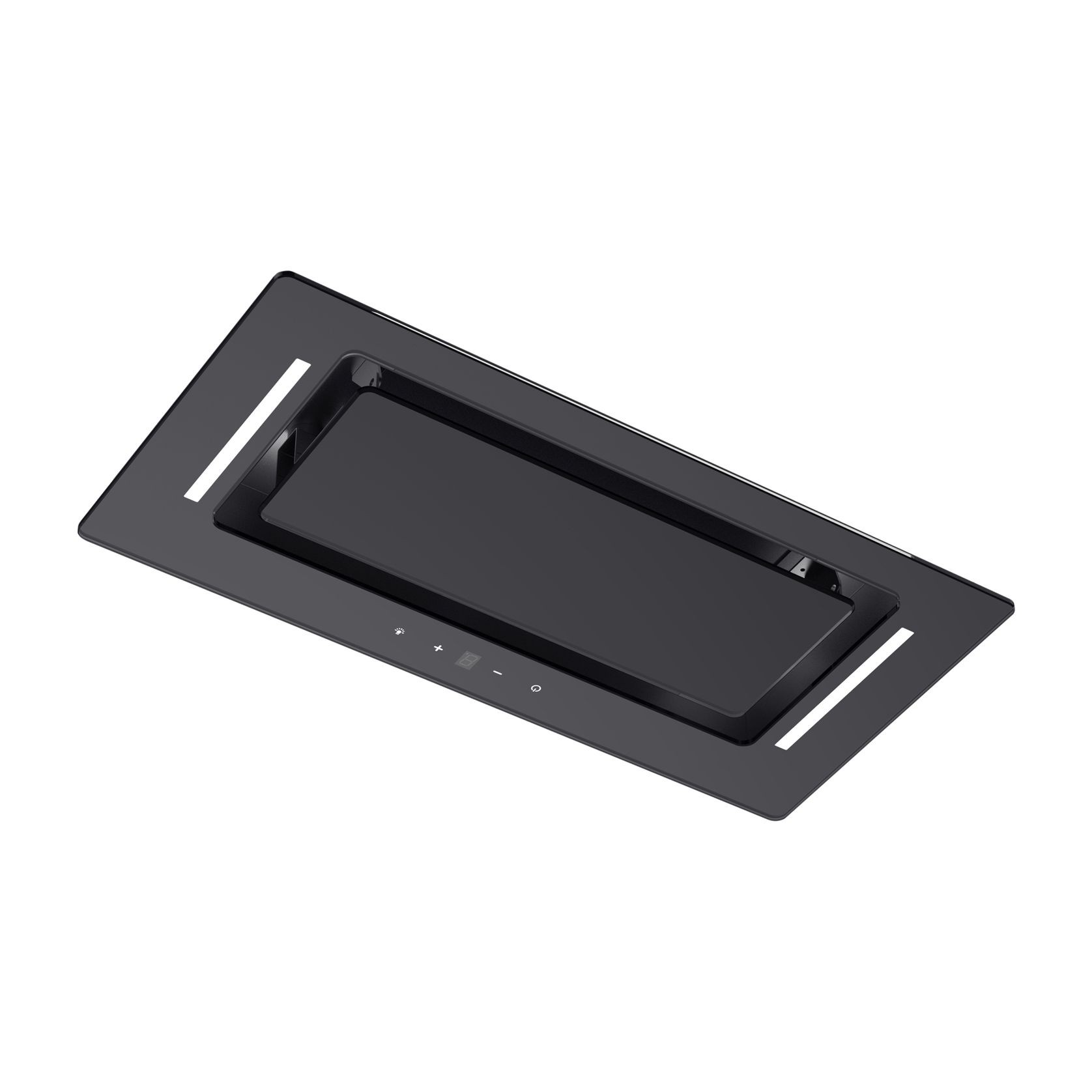 Black Glass Undermount Rangehood 600mm - BGUM-6B gallery detail image