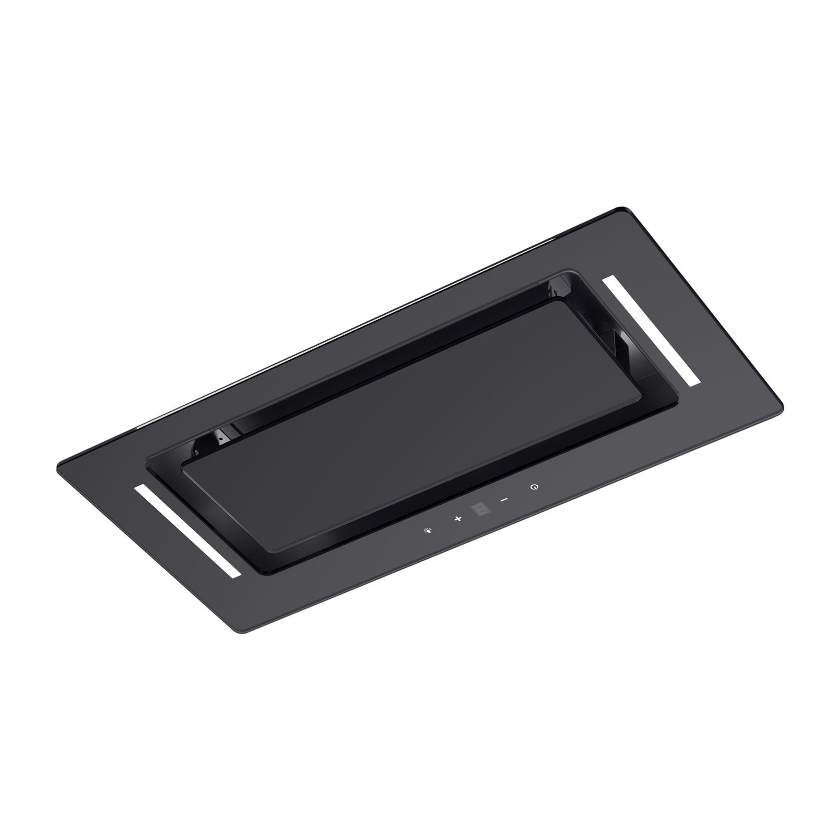Black Glass Undermount Rangehood 600mm - BGUM-6B gallery detail image
