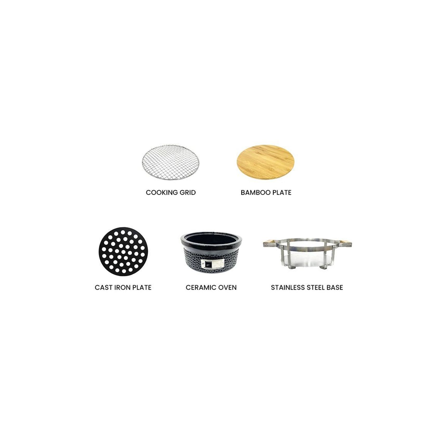 Hibachi Tabletop BBQ Grill Grill- Round gallery detail image