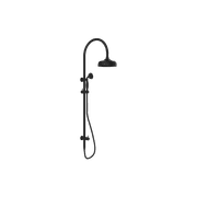 York Twin Shower With Metal Hand Shower Matte Black gallery detail image