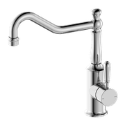 York Kitchen Mixer Hook Spout With Metal Lever Chrome gallery detail image