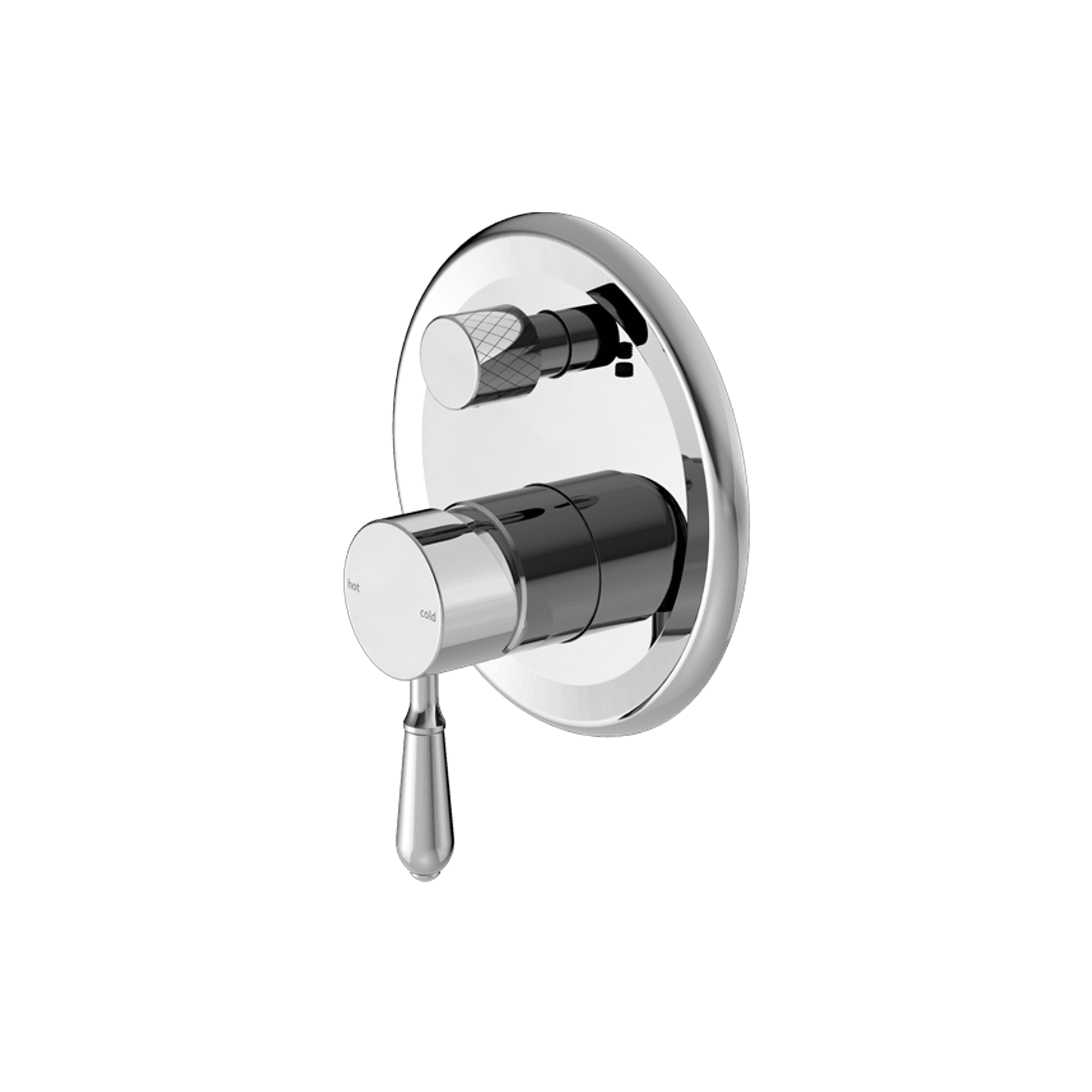 York Shower Mixer With Divertor With Metal Lever Chrome gallery detail image