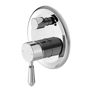 York Shower Mixer With Divertor With Metal Lever Chrome gallery detail image
