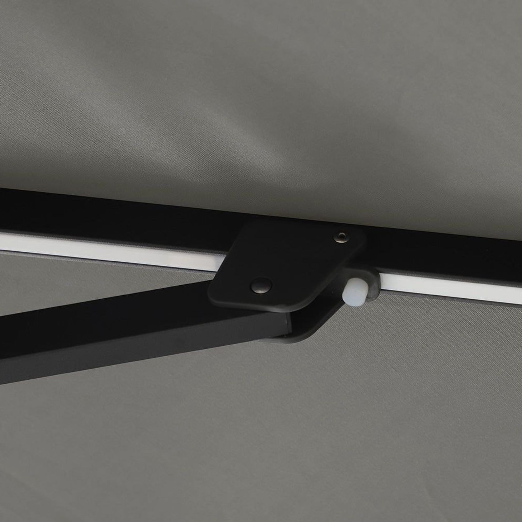 Agave 3m Square Cantilever Umbrella with Sunbrella Fabric gallery detail image