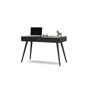 Einar 3 Drawer Office Writing Desk | Black gallery detail image