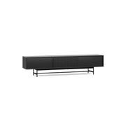 Arae 3 Door TV Entertainment Unit | 210cm | Black gallery detail image