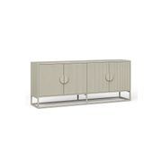 Braxton Ripple Slatted Sideboard | 180cm | Putty gallery detail image