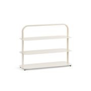 Tresta 3 Tier Low Shelf | Beige Cream gallery detail image