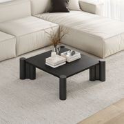 Hart Square Concrete Coffee Table | Black gallery detail image