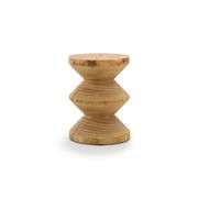 Navi Zig Zag Stump Stool | Natural gallery detail image