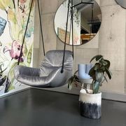 Freifrau | Leya Lounge Swing Seat | Avalon 0043 + Sahara Plaza Leather gallery detail image
