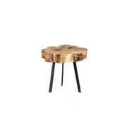 Janua | BC 05 Stomp Outdoor Table | 30-40cm | Raw Acacia gallery detail image