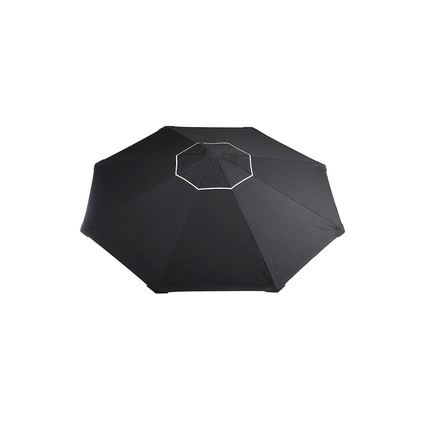Basil Bangs | Go Large Patio Umbrella 2.8m | Black gallery detail image