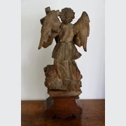 An Antique Reliquary Wood Carving of St Micheal C.1680 gallery detail image